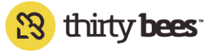 thirty bees logo thirty bees logo