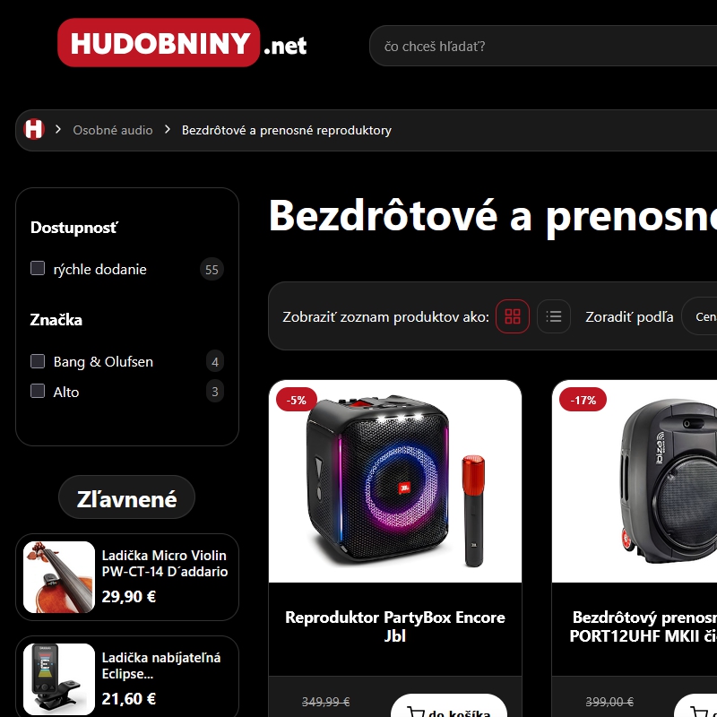 Hudobniny